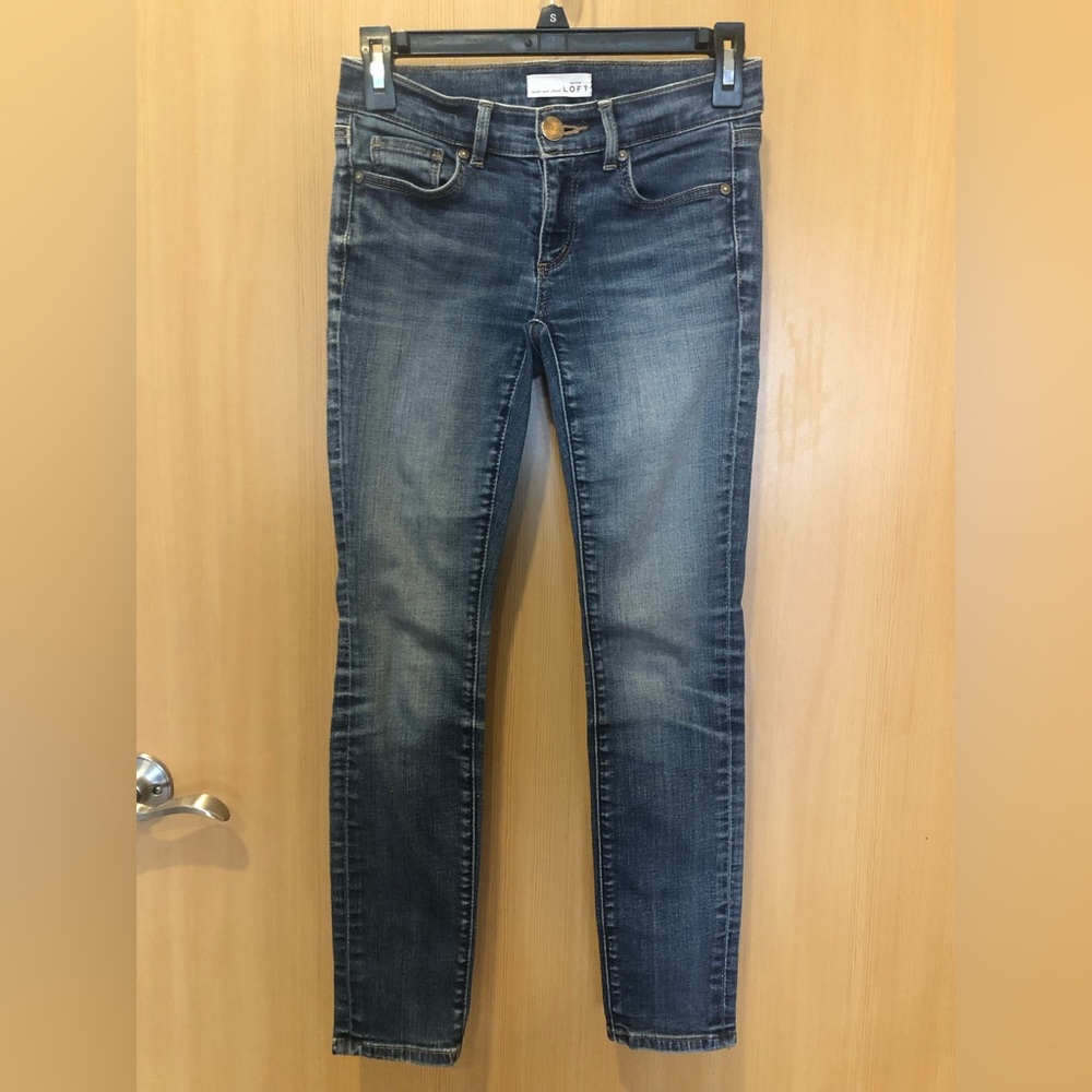 Ann Taylor Loft dark wash jeans
